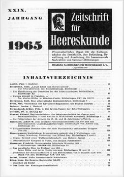 Zeitschrift fur Uniformkunde №197-202