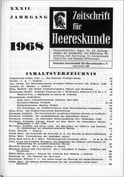 Zeitschrift fur Uniformkunde №215-220
