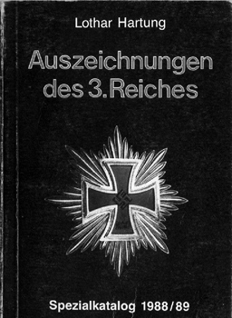 Auszeichnungen des 3. Reiches: Spezialkatalog 1988/89