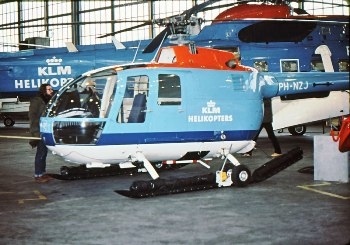 MBB Bo-105c KLM helicopters Walk Around