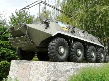 R-145BM on the basis of BTR-60 Walk Around