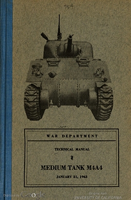 Medium Tank M4A4. Technical manual