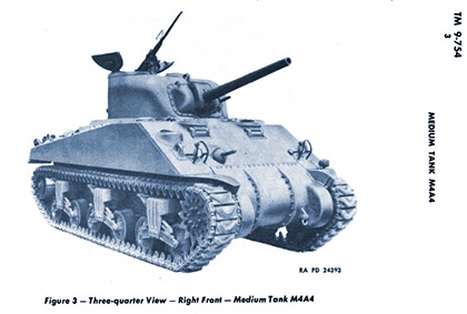 Medium Tank M4A4. Technical manual