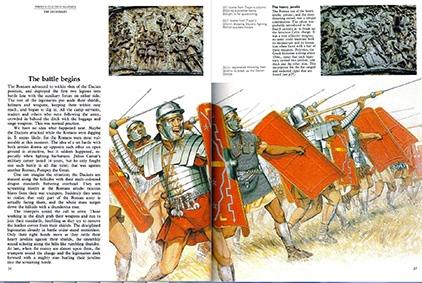 Soldiers of ancient Rome in campaigns and in a life