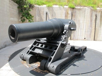 US 12" Model 1890M1 Coast Defense Mortar on the Model 1896M1 Mount Walk Around