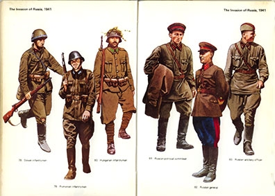 Army Uniforms of World War 2 (Blandford Colour Series)