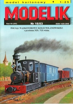 Pociag waskotorowy kolei wilanowskiej (Modelik 16/2003)