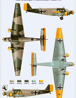 Junkers Ju-52/3m (WW2 Combat Aircraft Photo Archive n01)