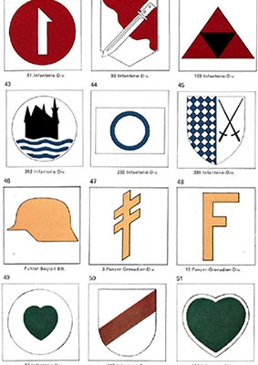 Wehrmacht Divisional Signs, 1938-1945