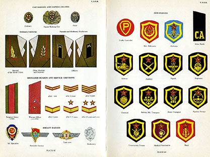 Army Badges and Insignia Since 1945. Book One (Blandford Press)