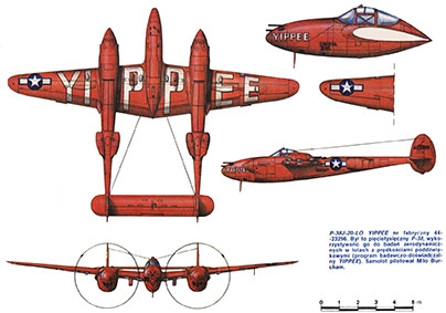 Samolot mysliwski P-38 Lightning [Typy Broni i Uzbrojenia 127]