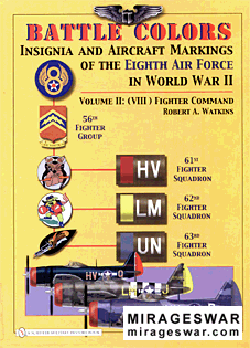 Battle Colors Fighter Command. Insignia And Aircraft Markings Of The Eighth Air Force In World War II vol.2