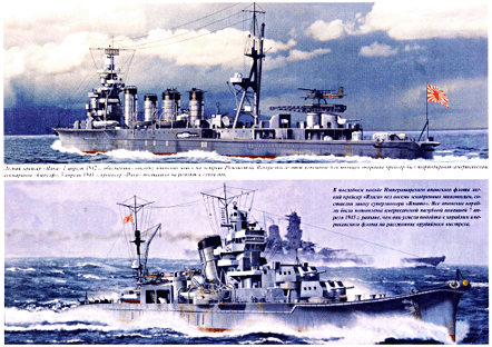 Война на море № 25 - Легкие крейсера Японии