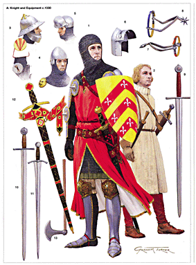 Osprey Warrior 58 - English Medieval Knight 1300 - 1400