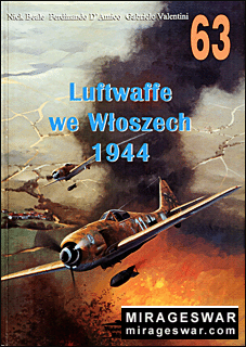 Wydawnictwo Militaria 63. Luftwaffe we Wloszech 1944