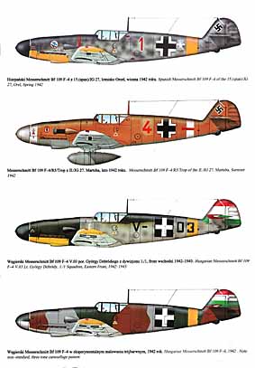 Wydawnictwo Militaria  54 - Bf 109 F