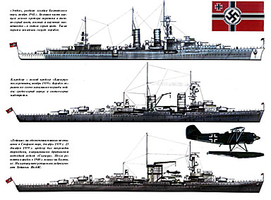 Война на море № 4 - Крейсера Кригсмарине