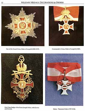 MILITARY MEDALS, DECORATIONS & ORDERS OF THE UNITED STATES & EUROPE. A Photographic Study to the Beginning of World War II