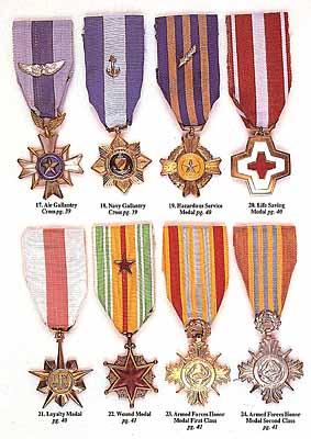 DECORATIONS AND MEDALS OF THE REPUBLIC OF VIETNAM AND HER ALLIES 1950-1975