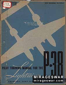Lockheed P-38 Lightning - Pilot Training Manual 