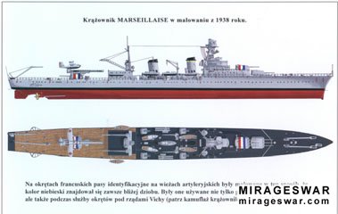 Profile Morskie 19 - Franzuskie lekkie krazowniki Marseillaise & Georges Leygues