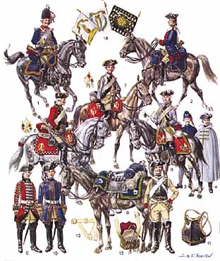 Le Costume et les Armes des Soldats de Tous les Temps 1700-1800 vol. 2