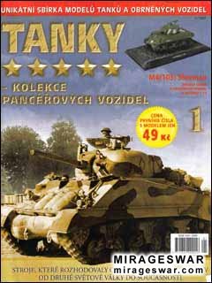 TANKY - kolekce panc&#233;&#345;ov&#253;ch vozidel  1 - M4(105) Sherman