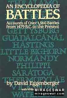 An Encyclopedia of Battles: Accounts of Over 1,560 Battles from 1479 b.c. to the Present