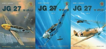Kagero Miniatury Lotnicze No.1, No.5,  No.12 - JG-27 w akcji Vol.1, Vol.2, Vol.3