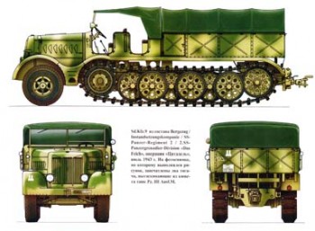 Танк на поле боя № 31 - FAMO германский 18-тонный тягач (Часть I)