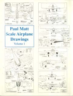 Scale Airplane Drawing Volume I [Paul Matt]