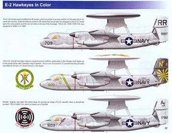E-2 Hawkeye - Walk Around (5553) Squadron/Signal color series