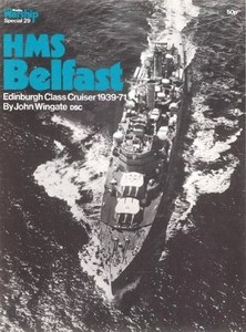HMS Belfast Edinburgh Class Cruiser 1939-71 - Warship Profile 029