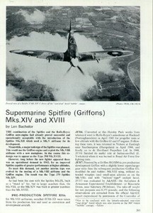 Supermarine Spitfire (Griffons)  [Aircraft Profile 246]
