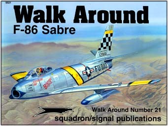F-86 Sabre (Walk Around 5521) Squadron/Signal