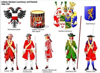 Mecklenburgs military from 1650 to 1719