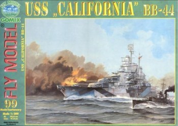 Fly Model  99 - Battleship USS California 1944