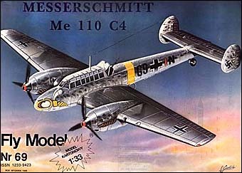 Fly Model № 69 - Messerschmitt Me 110 C4