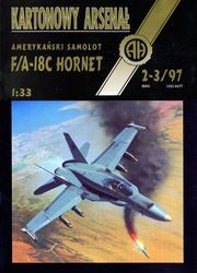 Halinski Kartonowy Arsenal 2-3/1997 F/A-18C Hornet