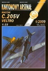 Macchi C.205V Veltro-Halinski Kartonowy Arsenal (1`2009)