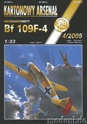 BF 109F-4 Tomcat-Halinski Kartonowy Arsenal (4`2005)