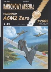 A6M2 Zero Tomcat-Halinski Kartonowy Arsenal (3`2005)