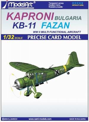 ModelArt - Kaproni Bulgarian KB-11 Fazan