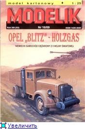 Opel "Blitz" - Holzgas (Modelik 16/2009)