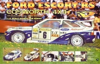 3D Paper Model - Ford Escort RS Cosworth 4x4