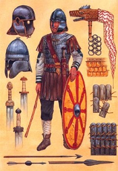 Brassey's History of Uniforms - Babarian Warriors - Saxons, Vikings, Normans