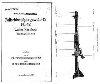 FG 42 - Fallachirmjagergewehr 42. Waffen-Handbuch