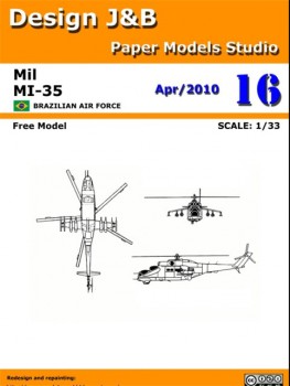 Mi-35 Brazilian air force - Design J&B paper models studio  (16 Apr/2010)