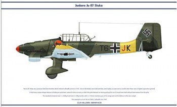 Самолёты Германии периода WW2 в цветных планшетах