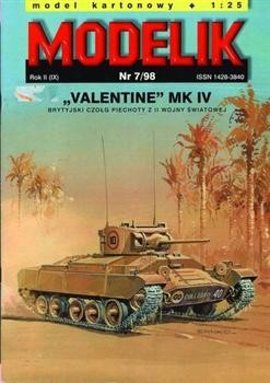 Modelik 7 1998 -   Valentine Mk.IV